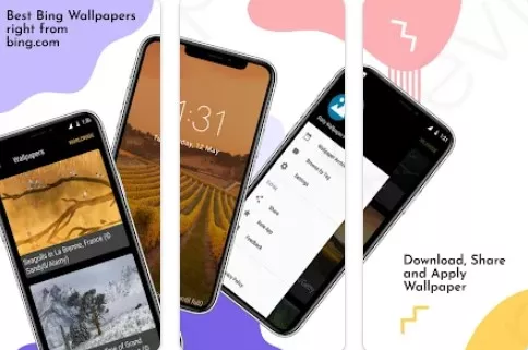 Gameplay screenshot from daily wallpapers pro for Android