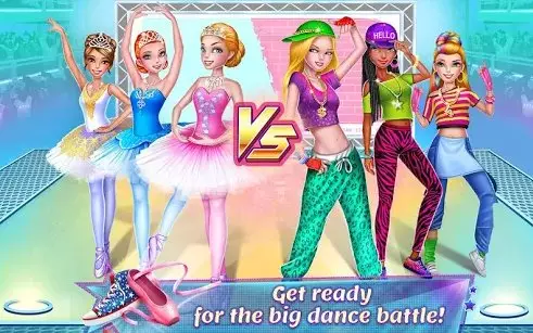 Gameplay screenshot from dance clash ballet vs hip hop for Android