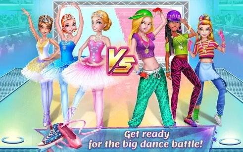Gameplay screenshot from dance clash ballet vs hip hop for Android