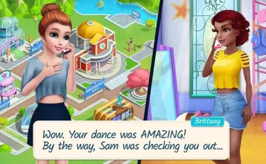 Gameplay screenshot from dance school stories dance dreams come true for Android