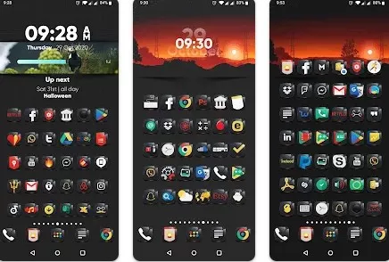 Gameplay screenshot from darko5 icon pack for Android