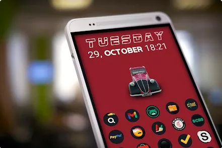 Gameplay screenshot from darko zero icon pack for Android