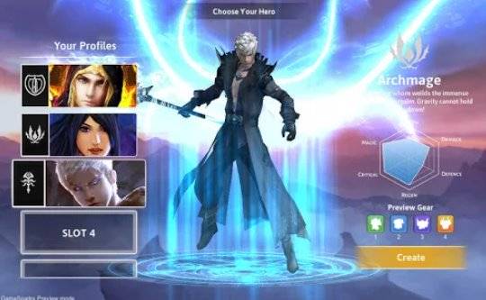 Gameplay screenshot from dawnblade for Android
