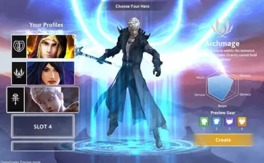 Gameplay screenshot from dawnblade for Android