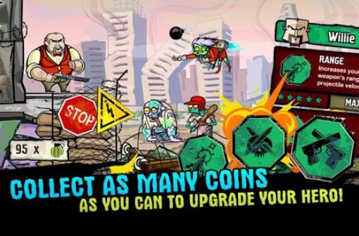 Gameplay screenshot from dead age zombie adventure and shooting game for Android