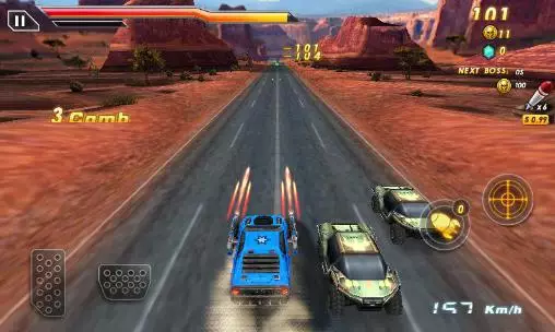 Gameplay screenshot from death race crash burn for Android