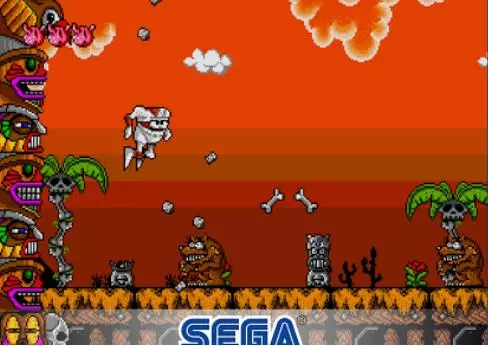 Gameplay screenshot from decap attack classic for Android