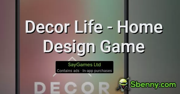 decor life home design game