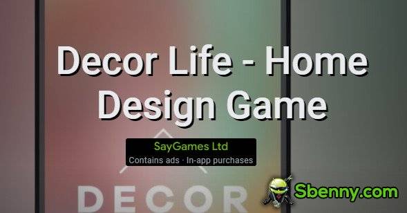 decor life home design game