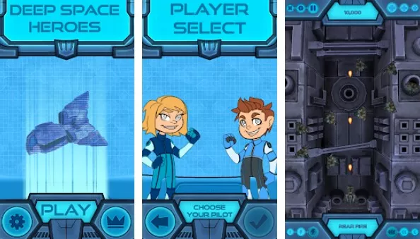 Gameplay screenshot from deep space heroes for Android