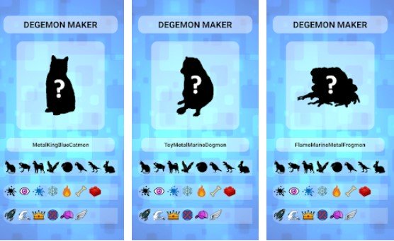 Gameplay screenshot from degemon maker premium for Android