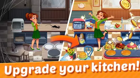 Gameplay screenshot from delicious world romantic cooking game 2 for Android
