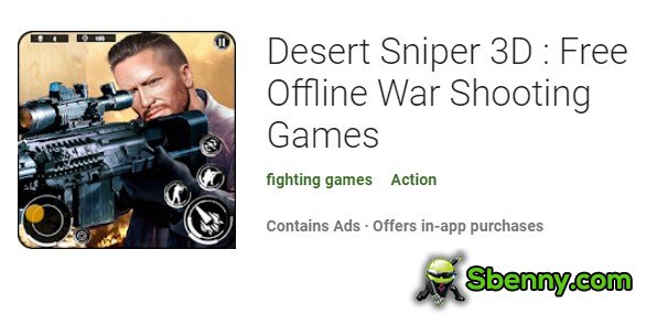 sniper gurun 3d game shooting perang offline gratis