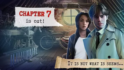 Gameplay screenshot from detective escape room games for Android