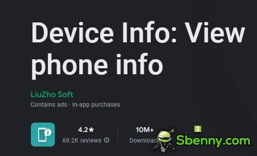 device info view phone info