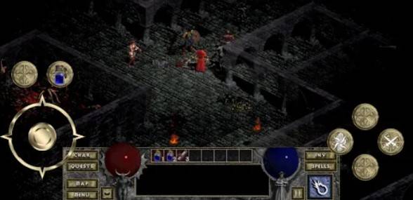 Gameplay screenshot from devilutionx diablo 1 port for Android