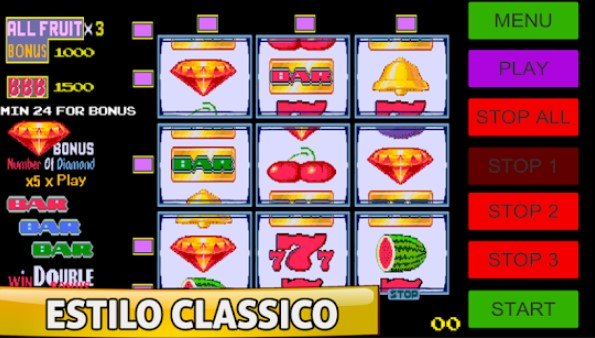 Gameplay screenshot from diamond dog cherry master slot fruit bonus for Android