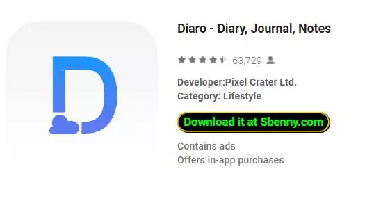 diaro diary journal notes