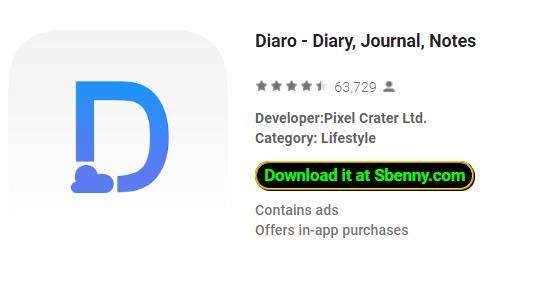 diaro diary journal notes