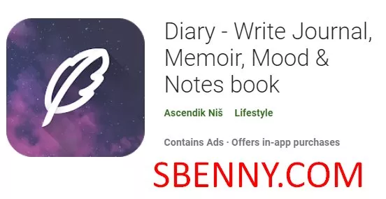  Diary - Write Journal, Memoir, Mood & Notes book