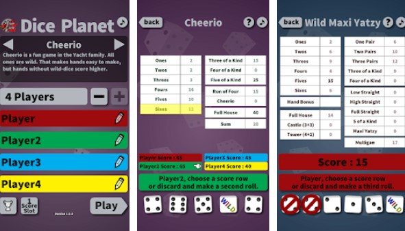 Gameplay screenshot from dice planet for Android