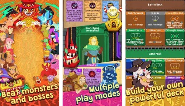 Gameplay screenshot from dicey elementalist APK Android for Android