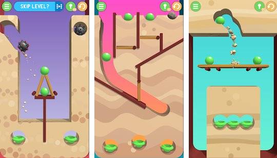 Gameplay screenshot from dig this for Android