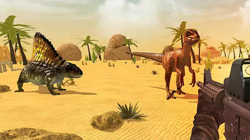 Gameplay screenshot from dinosaur hunter 2018 for Android