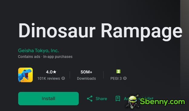  Dinosaur Rampage