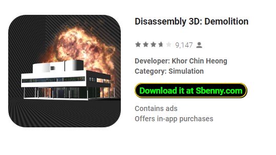 disassembly 3d demolition