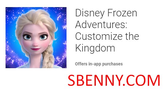 Disney-bevroren avonturen passen het koninkrijk aan