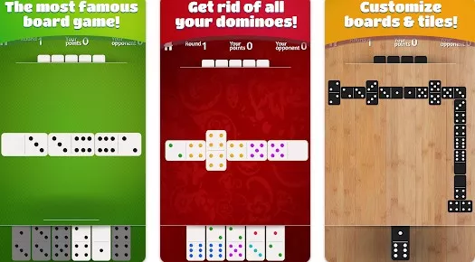 Gameplay screenshot from dominoes for Android