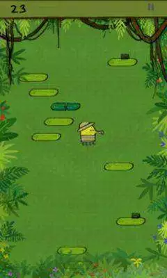 Gameplay screenshot from Doodle Jump for Android