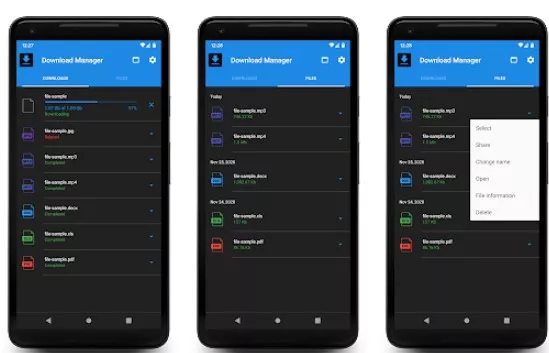 Gameplay screenshot from download manager for Android