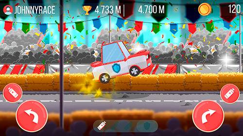 Gameplay screenshot from drag n jump online leaderboards for Android