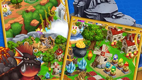 Gameplay screenshot from dragon x dragon city sim game for Android