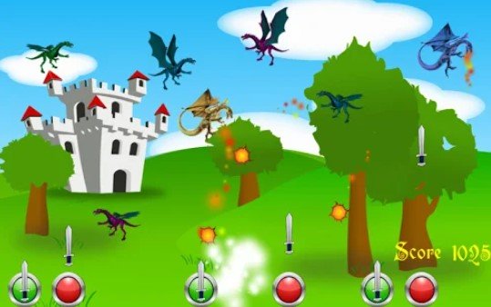 Gameplay screenshot from dragons and swords pro for Android