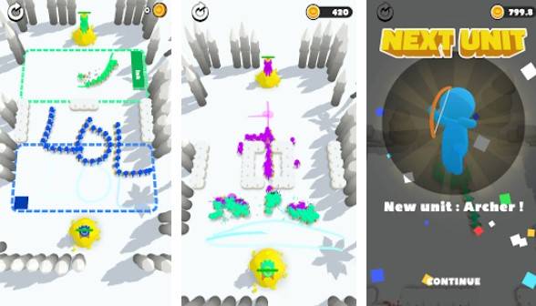 Gameplay screenshot from draw army for Android