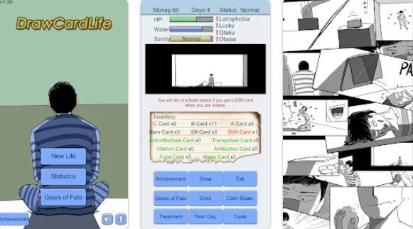 Gameplay screenshot from drawcardlife for Android
