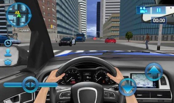 Gameplay screenshot from driving in car for Android