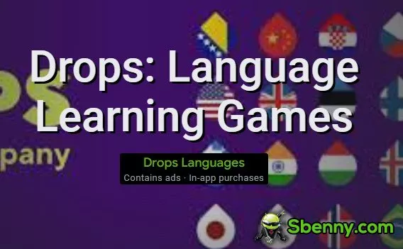 drops language learning games
