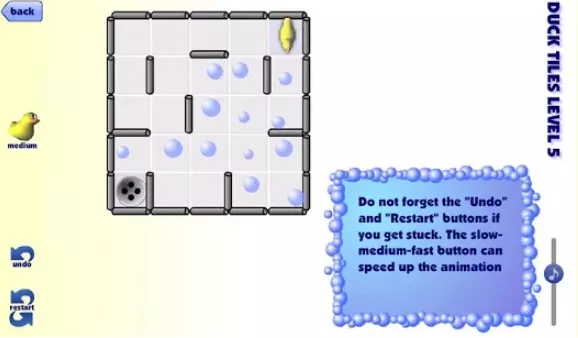 Gameplay screenshot from duck tiles for Android