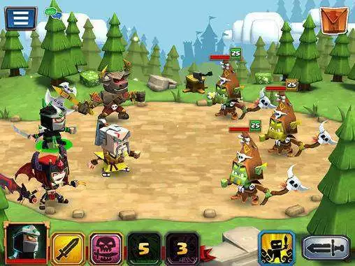 Gameplay screenshot of Dungeon Boss MOD APK on Android