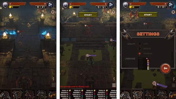 Gameplay screenshot from dungeon odyssey for Android