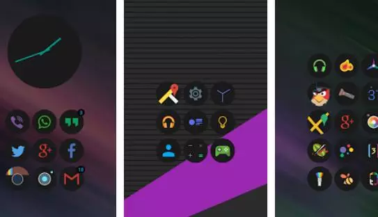 Gameplay screenshot from durgon icon pack for Android