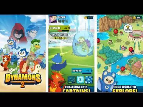 Gameplay screenshot of Dynamons 2 MOD APK on Android