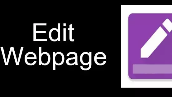 Edit Webpage
