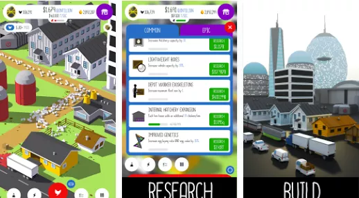 Gameplay screenshot from egg inc for Android