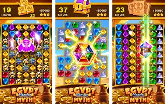 Gameplay screenshot from egypt myth mania for Android