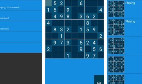 Gameplay screenshot from ekstar sudoku for Android